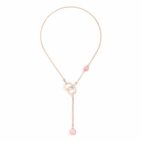 Pomellato Nudo Rosenquarz Lariat-Kette PCB9051O6000BRCQR
