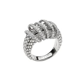 FOPE Solo Ring mit Diamanten ausgefaßt 65106AX_PB_B_XBX_140