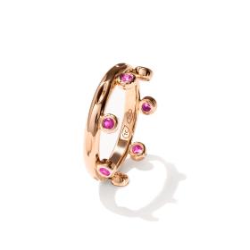 Tamara Comolli GYPSY Ring Crown Brilliant Cut 'Blush'  R-Gyp-C-Br-Blu-rg
