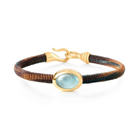 Ole Lynggaard Copenhagen Life Armband mit Aquamarin A2955-401