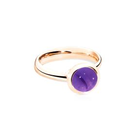 Tamara Comolli BOUTON Ring small Amethyst R-BOU-s-Am-rg