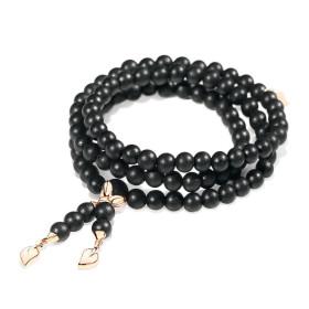 Tamara Comolli INDIA Armband medium Ebenholz B-IND-EW-m-rg