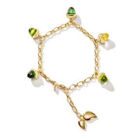 Tamara Comolli MIKADO Armband Flamenco Charm 'Rainforest' B-MFL-Ch-RF-yg