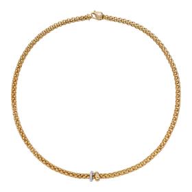 FOPE Solo Flex'it Collier mit Diamanten 62406CX_PB_G_BGX_043