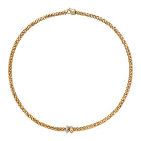 FOPE Flex'it Solo Collier mit Diamanten 62406CX_PB_G_BGX_043