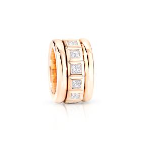 Tamara Comolli CURRICULUM VITAE Ring Weiße Diamanten R-CV77-13-PrL-rg