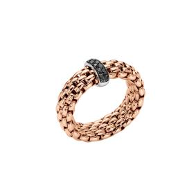 FOPE Vendôme Flex'it Ring mit schwarzen Diamanten 55902AX_BN_R_X1X_00S