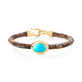 Ole Lynggaard Copenhagen Life Armband mit Türkis A2953-403