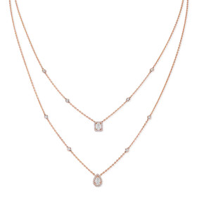 Messika My Twin 2 Rows Collier 06506-PG