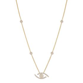 Messika Lange Lucky Eye Halskette 11570-YG