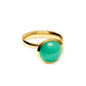 Tamara Comolli BOUTON Ring large Chrysoprase R-BOU-l-Chry-yg