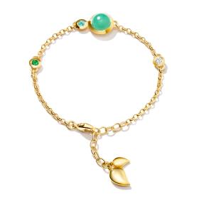 Tamara Comolli BOUTON Armband Mini Chain 'Lagoon' small/medium B-BOU-c-Lag-sm-yg