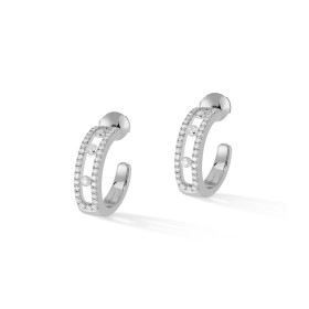 Messika Move Classique Pavé Hoop Creolen 04993-WG
