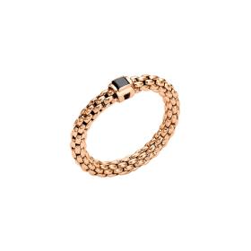 FOPE Souls Flex'it Ring mit schwarzem Diamanten 09E08AX_BN_R_XRX_0XS