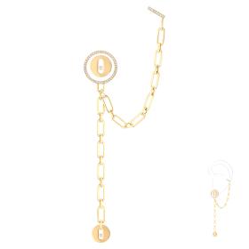 Messika Einzelner Lucky Move Charms Ohrring 11573-YG
