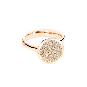 Tamara Comolli BOUTON Ring large mit Diamant Pavé  R-BOU-l-pD-rg