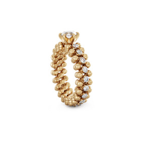 Serafino Consoli Brevetto Solitaire Multi-Size Ring RMS SL WD 050 3M2 RG WD