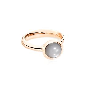Tamara Comolli BOUTON Ring small grauer Mondstein R-Bou-s-MoGr-rg