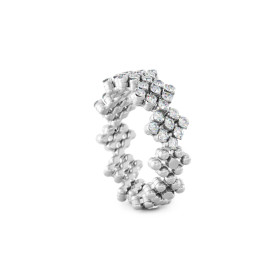 Serafino Consoli Brevetto Flower Multi-Size Ring RMS FL H2 WG WD