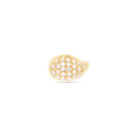Tamara Comolli SIGNATURE Drop clasp mit Diamant Pavé  A-Dr-p-yg