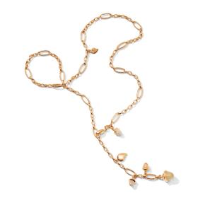 Tamara Comolli MIKADO Delicate Collier Camel mit Diamant Pavé  N-M-Del51-Cam-p-rg