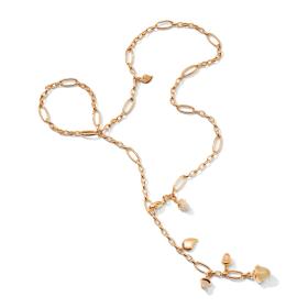 Tamara Comolli MIKADO Delicate Collier Camel mit Diamant Pavé  N-M-Del51-Cam-p-rg