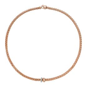 FOPE Flex'it Solo Collier mit Diamanten 62406CX_PB_R_BRX_043