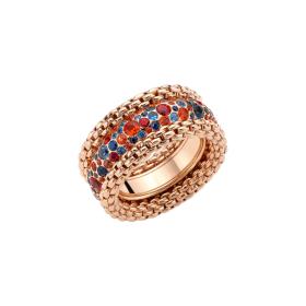 FOPE Bubble Ring mit mehrfarbigen Saphiren 71208AX_P5_R_XRX_140