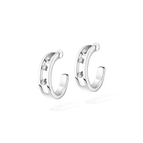 Messika Move Classique Hoop Ohrringe 04407-WG