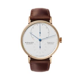 NOMOS Glashütte Lambda 39 Roségold mit gebläuten Zeigern 953