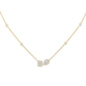 Messika My Twin Toi & Moi Halskette 14534-YG