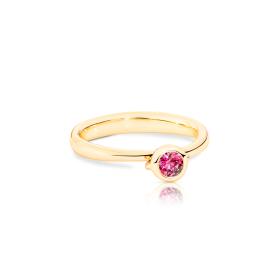 Tamara Comolli BOUTON Solitaire Ring R-BOU-Sol-Spi-yg