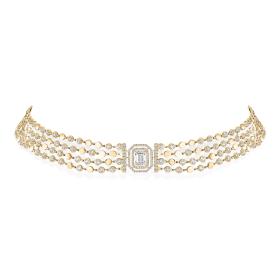 Messika D-Vibes mehrreihiger Choker 12434-YG