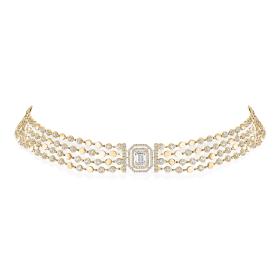 Messika D-Vibes mehrreihiger Choker 12434-YG