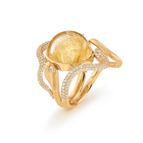 Ole Lynggaard Copenhagen Snakes Ring mit Diamant-Pavé A2962-402
