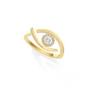 Messika Lucky Eye Ring 10036-YG