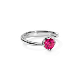 Tamara Comolli TULIP Ring XS mit rosa Turmalin R-TUL-xs-TuRo-wg