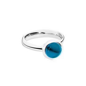 Tamara Comolli BOUTON Ring small London Topas R-BOU-s-ToLo-wg
