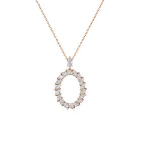 Chopard L'Heure du Diamant Marquise Anhänger mit Halskette 79A061-5001