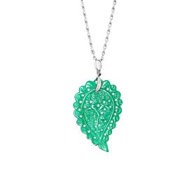 Tamara Comolli INDIA Leaf Anhänger medium grüner Onyx P-IND-m-Jad-wg