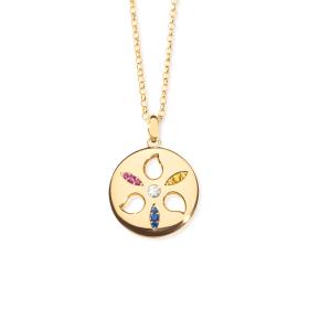 Tamara Comolli SAND DOLLAR Anhänger large 'Candy' P-SD-l-yg