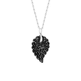 Tamara Comolli INDIA Leaf Anhänger Small P-IND-s-Bla-wg