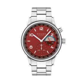 NOMOS Glashütte Club Sport Neomatik Weltzeit Magma 790.S5
