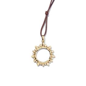 Tamara Comolli GYPSY Anhänger Classic Sun large mit Diamanten P-Gyp-Cl-l-yg