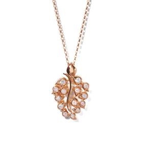 Tamara Comolli SNOWFLAKES Anhänger Rivière Classic / 'Blush'  P-SF-L-ClBlu-rg