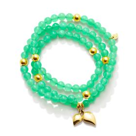 Tamara Comolli INDIA Armband medium Chrysoprase B-IND-Chry-3-m-yg