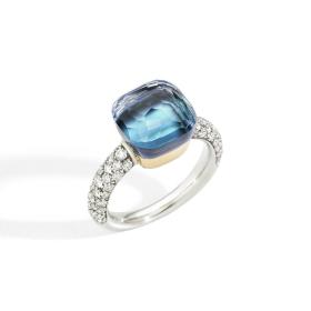 Pomellato Nudo Deep Blue klassischer Ring PAC0040O6WHRB0YAV