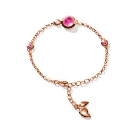 Tamara Comolli BOUTON Armband Mini Chain 'Blush' small/medium B-BOU-c-Blu-sm-rg