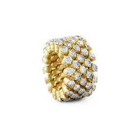Serafino Consoli Brevetto Multi-Size Ring RMS 5F7 YG WD
