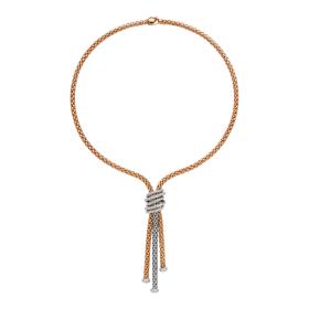 FOPE Solo Halskette mit Diamanten 65106CX_PB_R_RBR_043